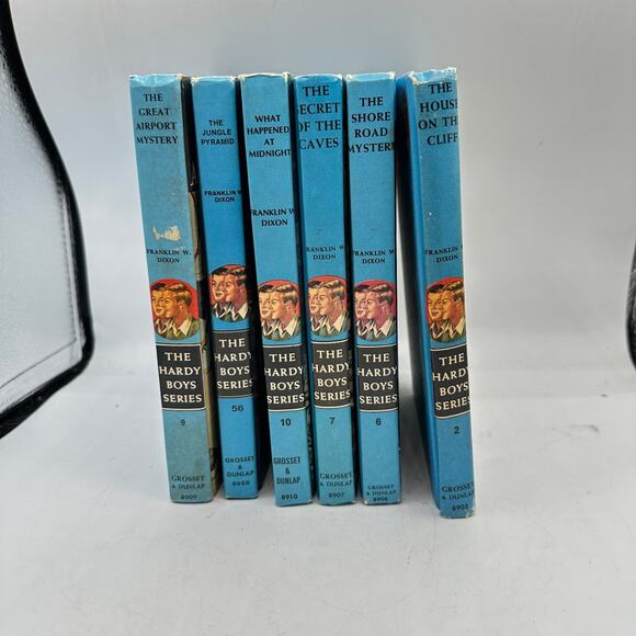 X6 Vintage Hardy Boys Mystery Hardbacks - Picture 2 of 12